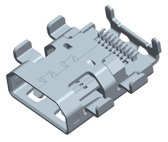 HDMI D TYPE,沉板高H:1.5mm,HDMI-D-5  HDMI sockets主图
