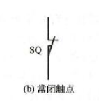 行程开关符号常闭触点