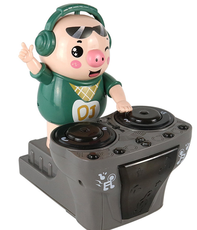 打碟猪玩具
