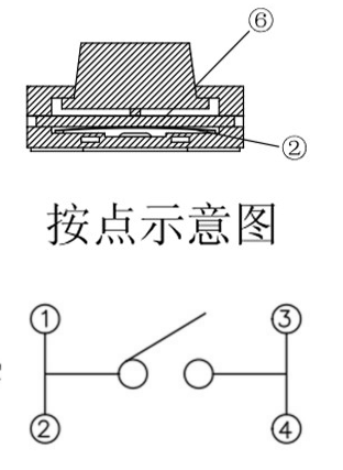 轻触开关安装图