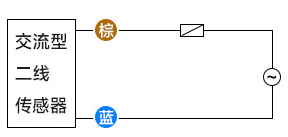 交流电接近开关接线图