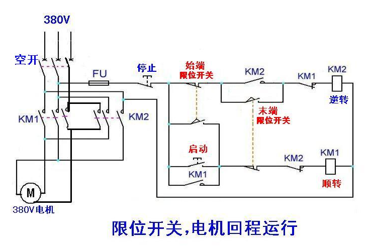 限位开关电路